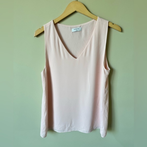 Aritzia Babaton Light Pink Tank Blouse Size Medium - Picture 1 of 5